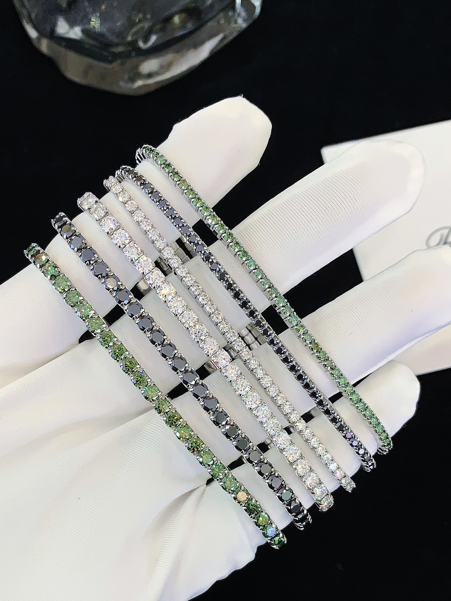 Wholesale Price Vvs Moissanite Full S925 Gold Plated Tennis Bracelet