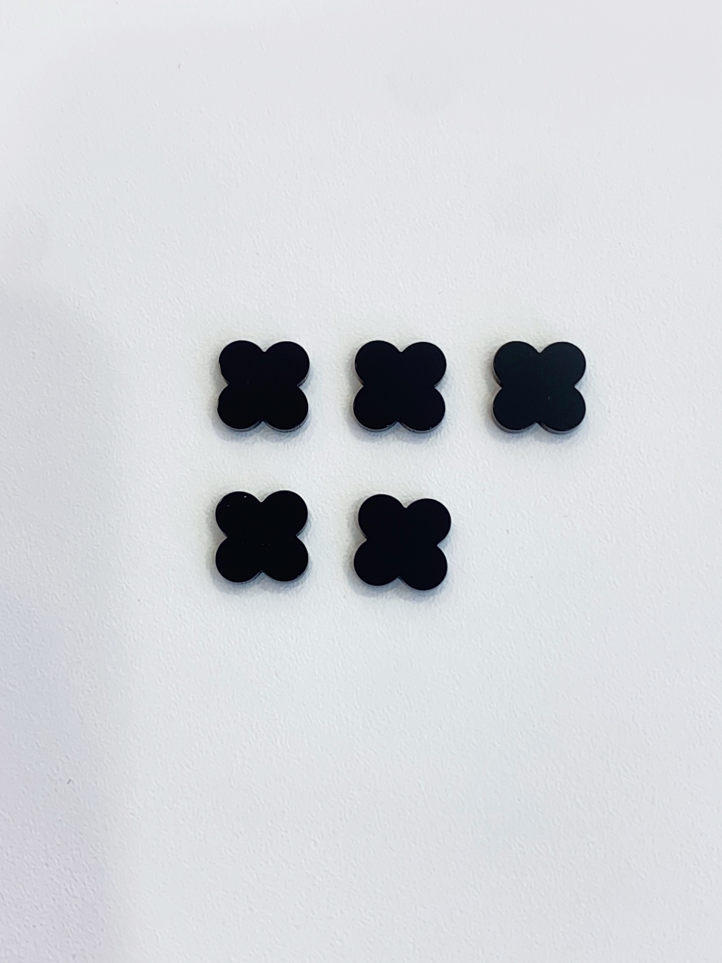 20mm Top Quality Natura White MOP Tiger Eye Turquoise blue Black Red Agate Lucky Four Leaf Clover Loose Bead