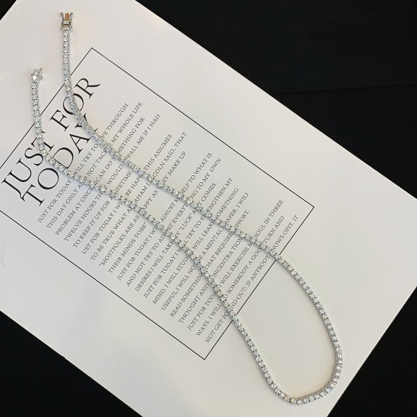 Fine Custom Choker Real Gold DEF Lab Diamond Tennis Chain